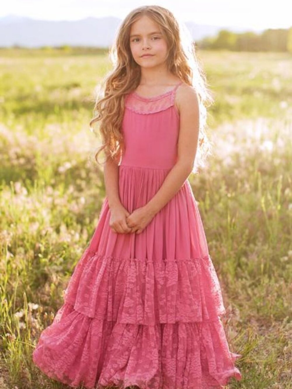 Joyfoile Catrin wild rose fairy core garden tea party maxi dress 14